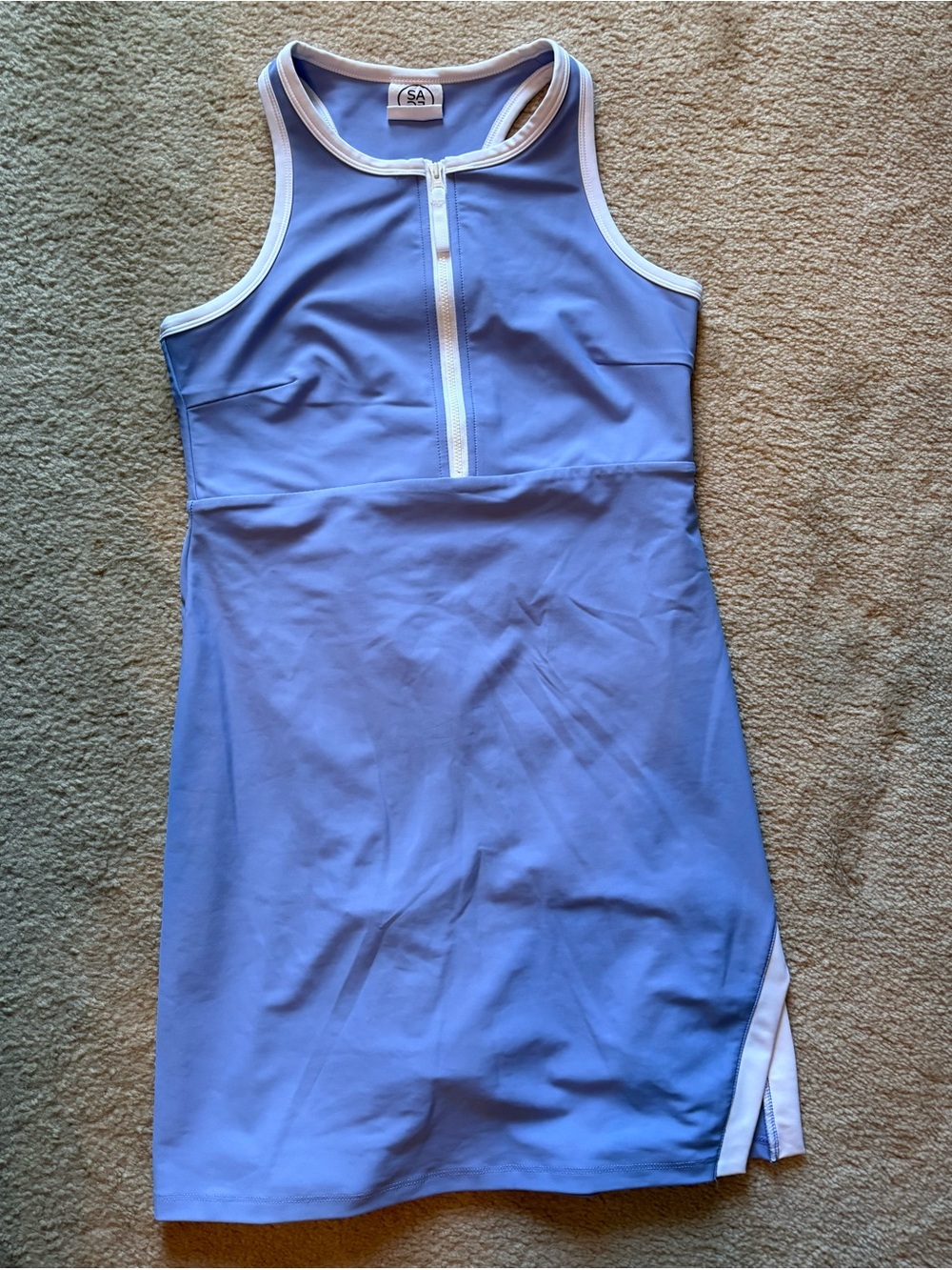 Sage Lavender Mini Tennis Dress